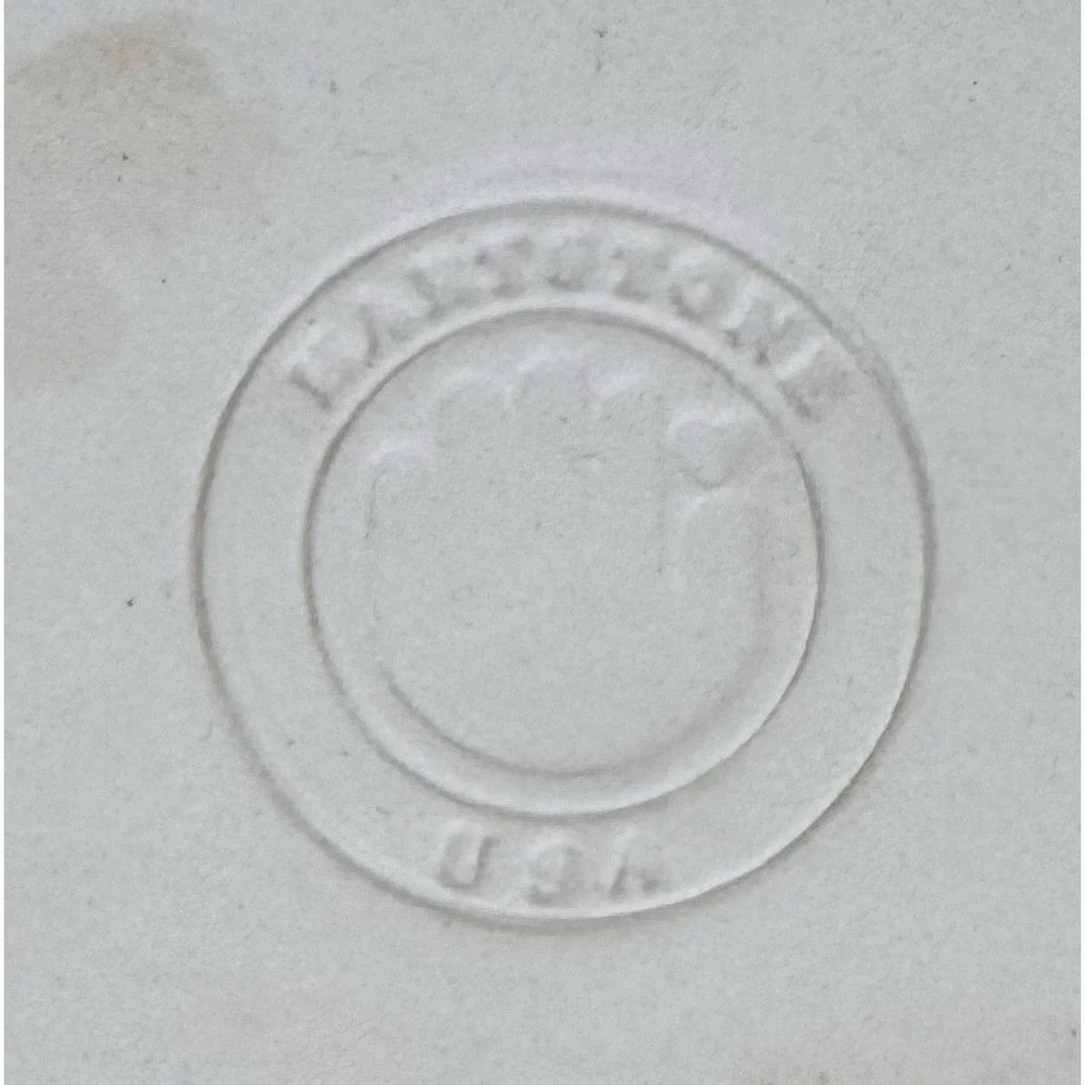 Hartstone Flag Plate Large White Stoneware Rectangular Patriotic Platter USA
